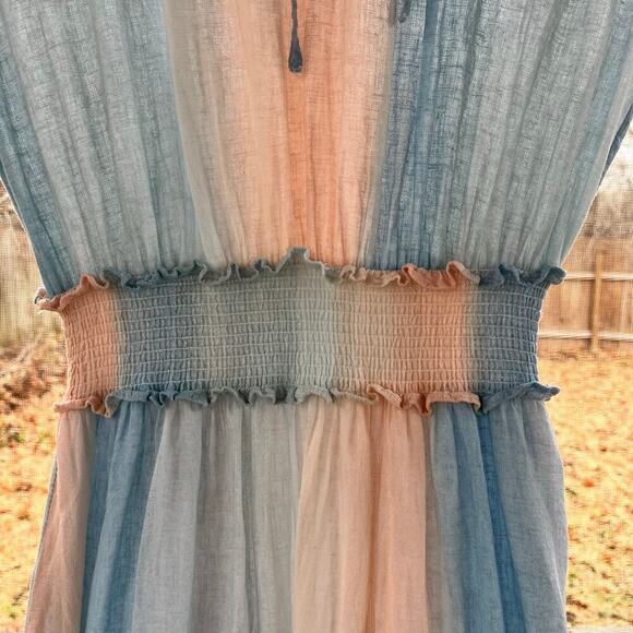 RAILS Ashlyn Dress Color Sunset Gradient Blue And Pink Size S - Picture 8 of 14